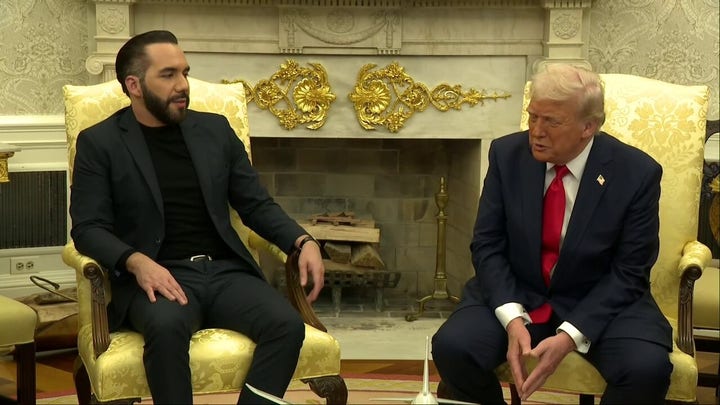 El Salvador President Bukele gives blunt response when Trump asks if men belong in women